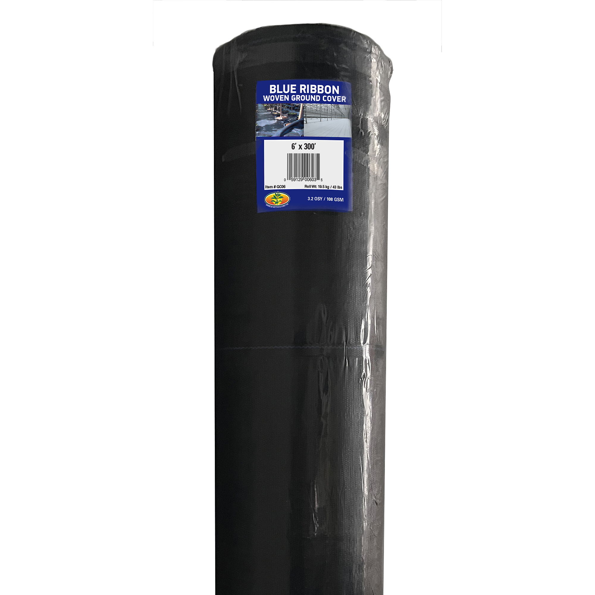 American Nettings & Fabric, Inc., Blue Ribbon Woven Ground Fabric 6ft.x300ft., Model# GC06